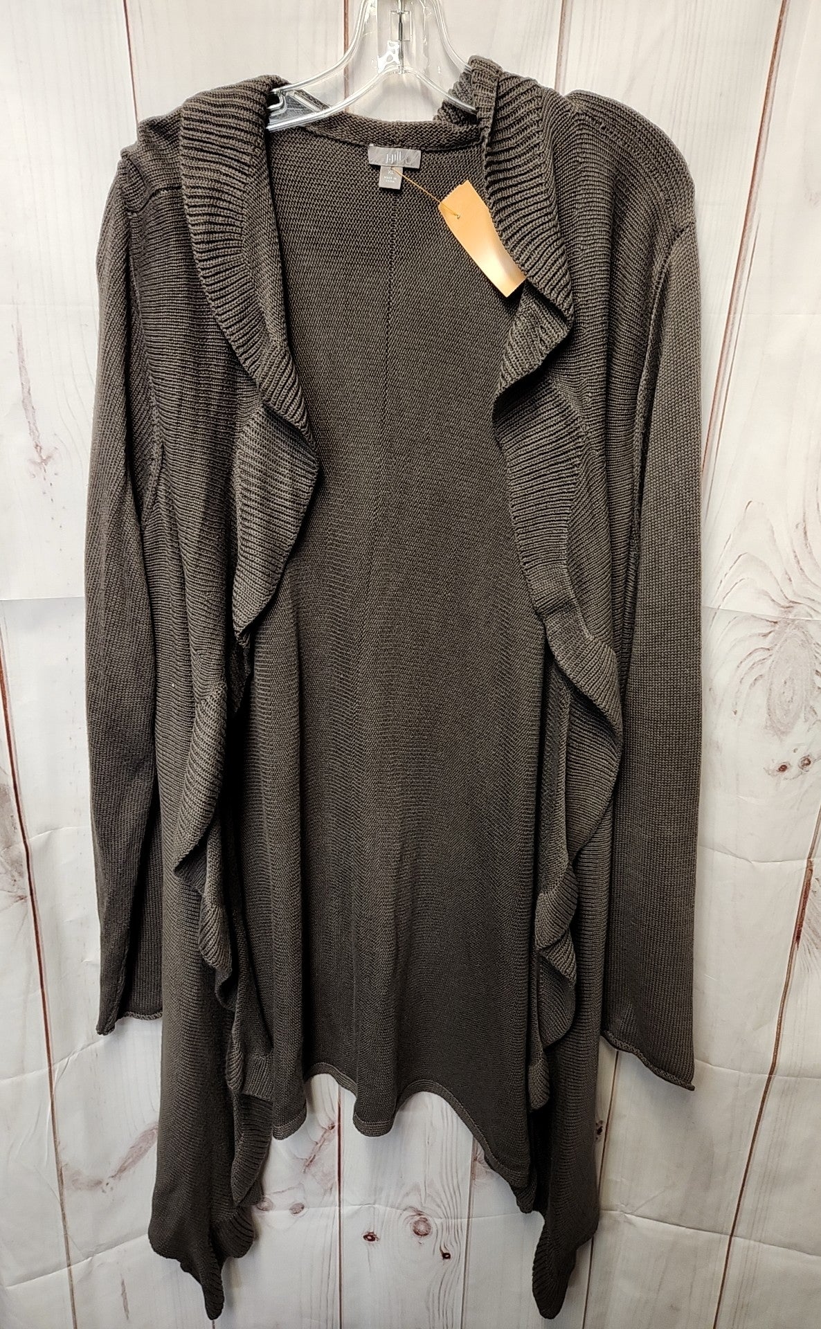 J Jill Women's Size XL Brown Cardigan