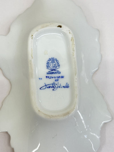 Herend Hvngary Handpainted Trinket Tray Dish