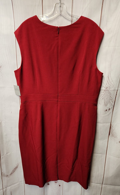NWT Kasper Women's Size 18 Red Dress