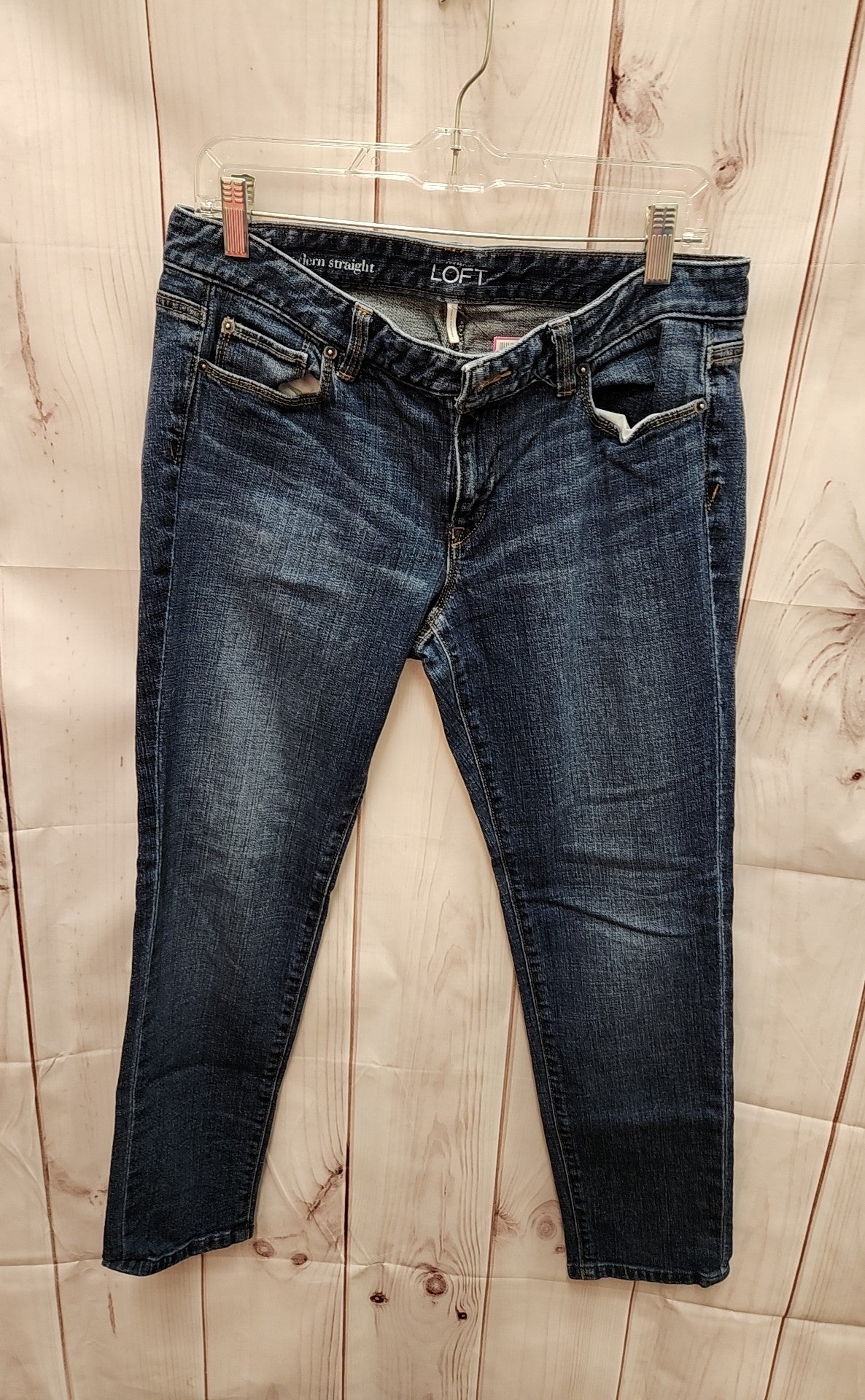 Loft Women's Size 30 (9-10) Modern Straight Blue Jeans