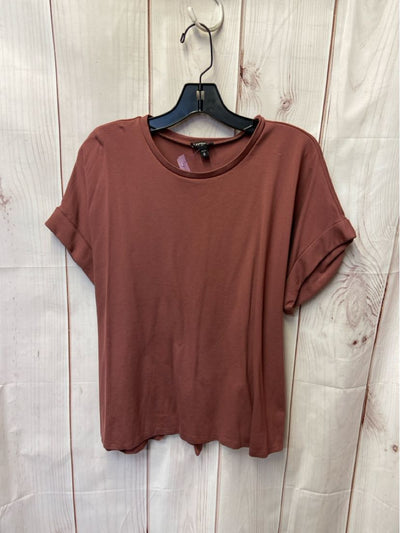 Express Women's Size M Brown Short Sleeve Top