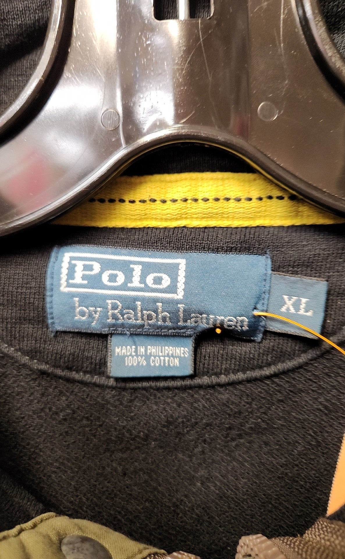 Polo by Ralph Lauren Men's Size XL Black Sweatshirt