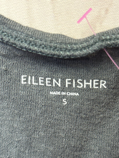 Eileen Fisher Women's Size S Gray Beaded Sleeveless Top