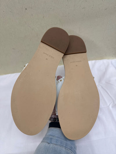 Cole Haan Women's Size 10 White Sandals