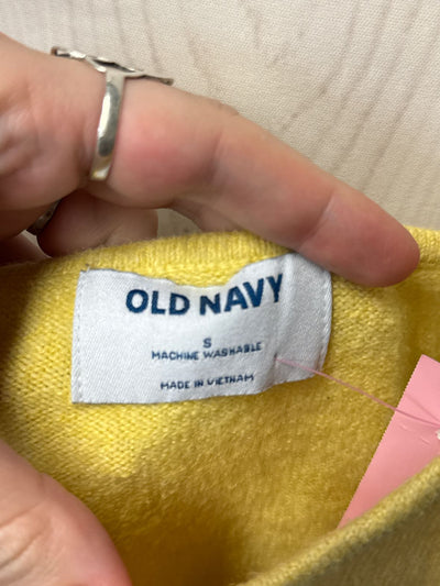 Old Navy Women's Size S Yellow Short Sleeve Top