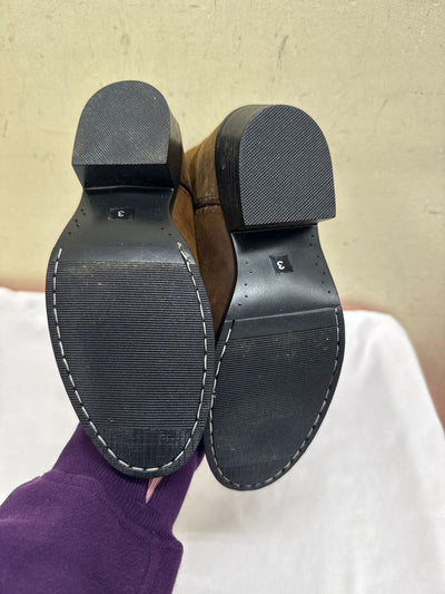 NWT Masterson Boot Co. Girl's Size 3 Brown Leather Boots