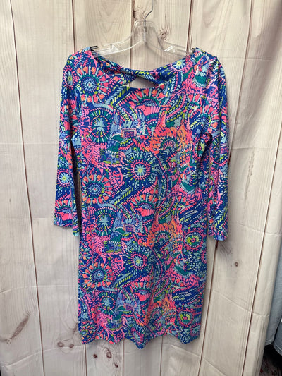 Lilly Pulitzer Women's Size M Blue & Pink Dress