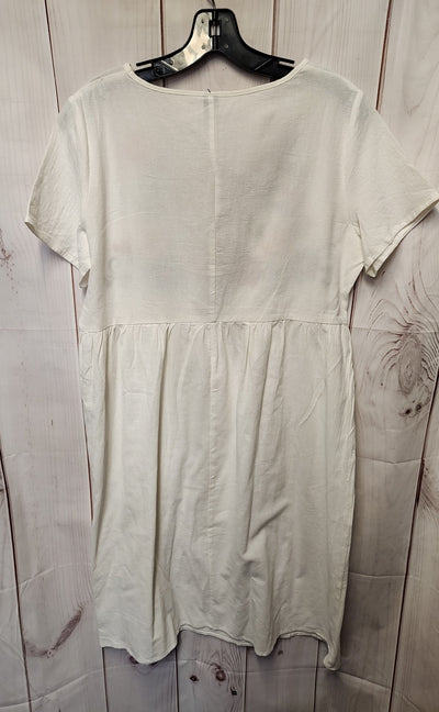 Emery Rose Women's Size M White Floral Dress