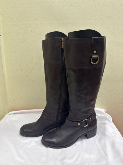 Bandolino Women's Size 7-1/2 Brown Boots Shoes