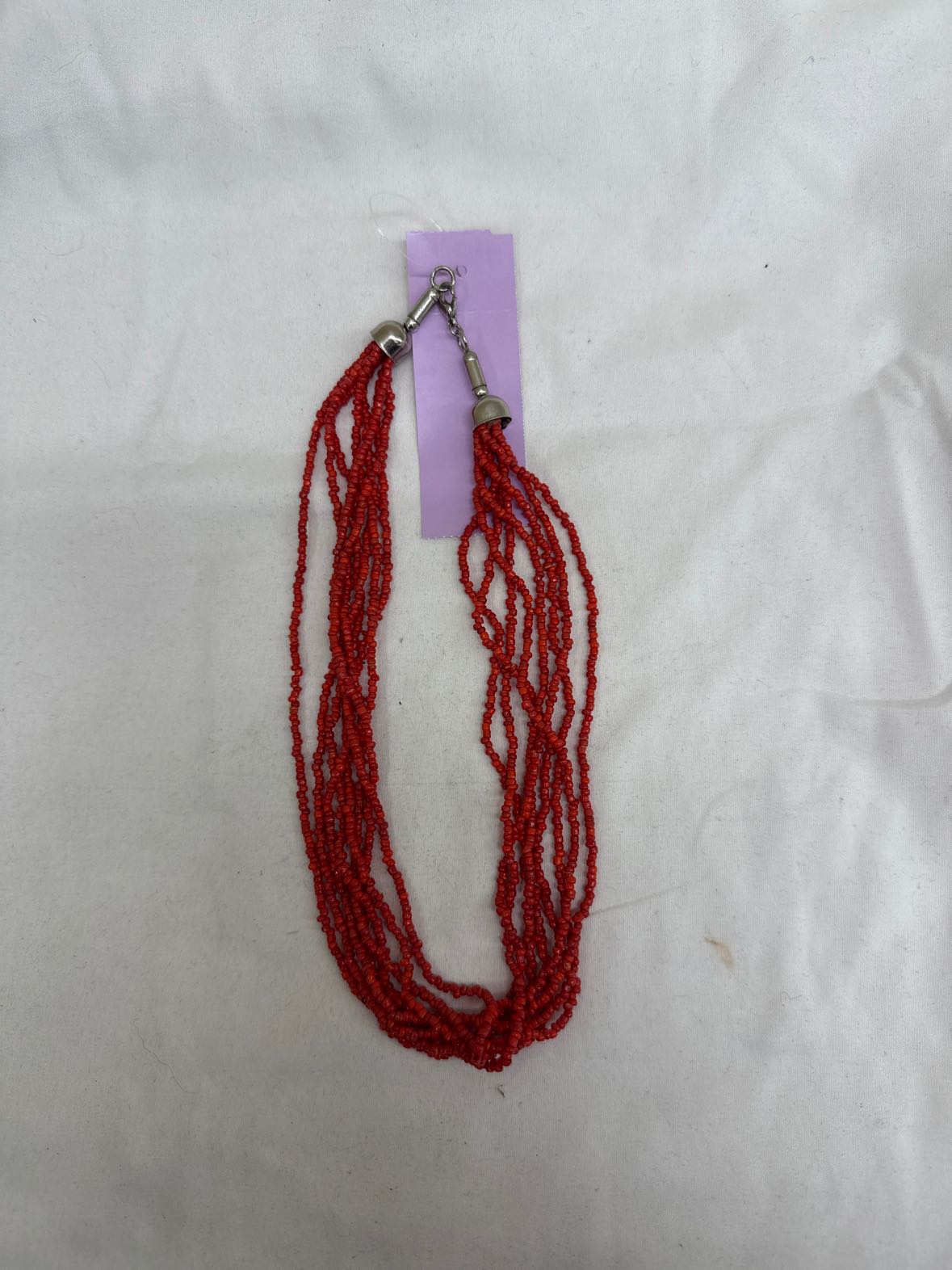 Red Beaded Necklace