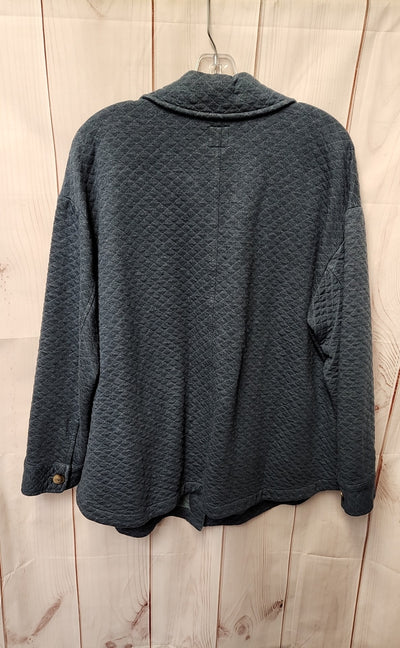 J Jill Women's Size XL Teal Jacket