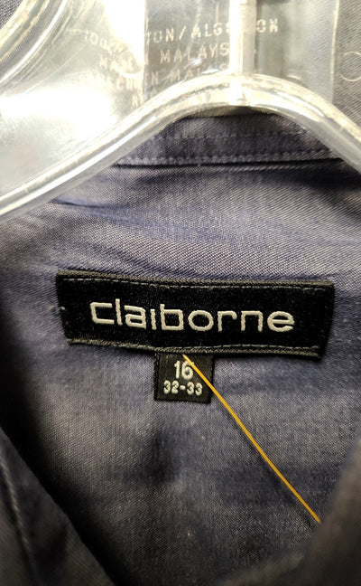 Claiborne Men's Size L Navy Shirt