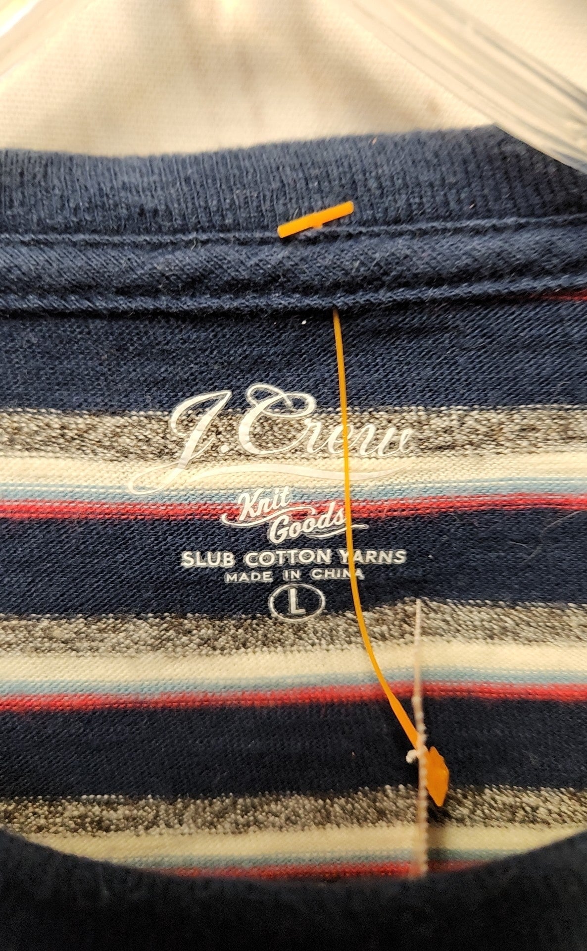 J Crew Men's Size L Navy Shirt