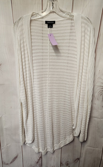 Trouve Women's Size M White Cardigan