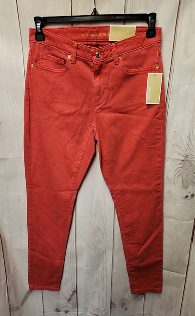 NWT Michael Kors Women's Size 28 (5-6) Red Jeans Izzy Skinny