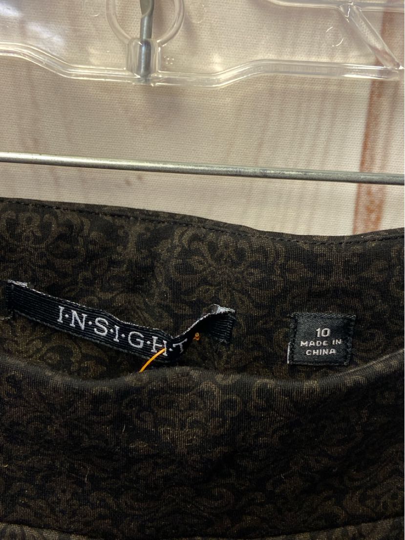 Insight Women's Size 10 Brown Pants