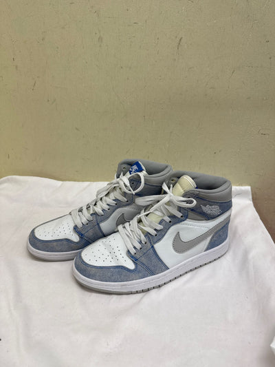 Jordan 1 Retro High Hyper Royal Smoke Grey Men's Size 8 Shoes