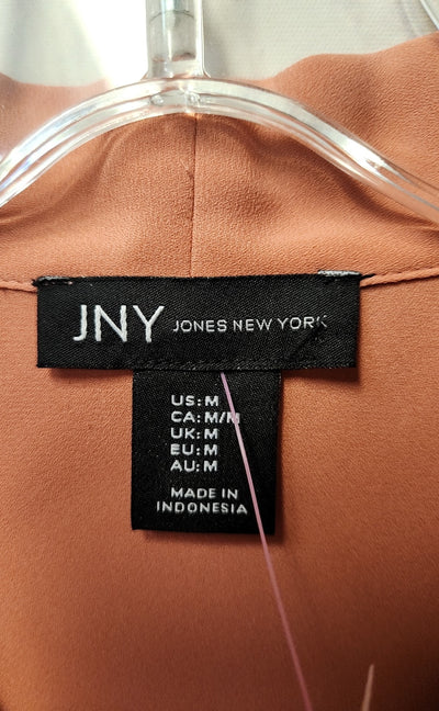 Jones New York Women's Size M Pink Long Sleeve Top