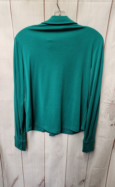 On 34th Women's Size M Green Long Sleeve Top