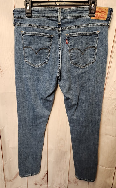 Levis Women's Size 32 (13-14) Blue Jeans 711 Skinny