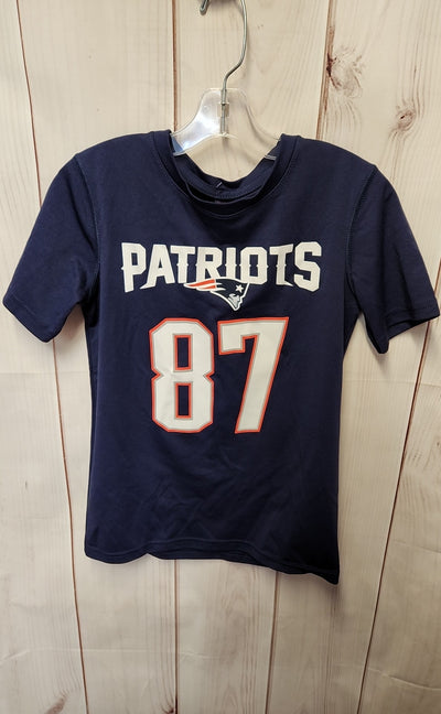 Patriots Boy's Size 8 Navy Shirt