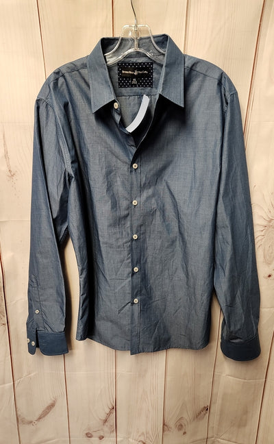 Beverly Hills Polo Club Men's Size M Blue Shirt