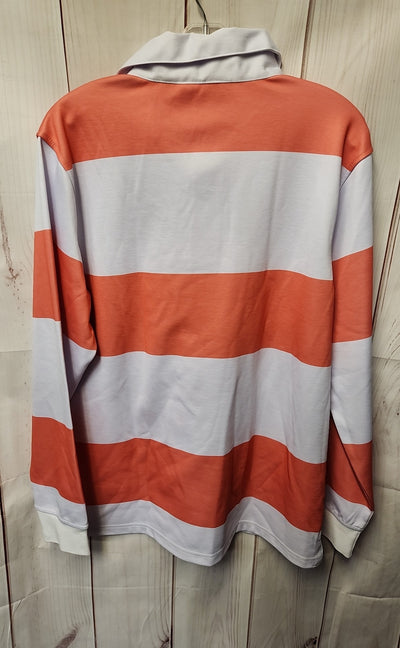 Clifton Men's Size M Blue & Orange Shirt