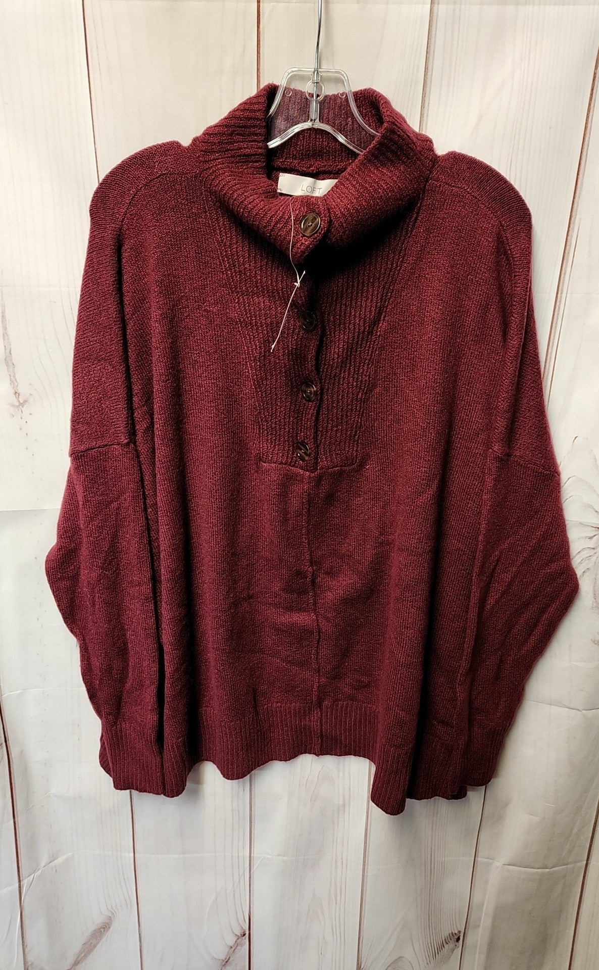 NWT Loft Women's Size M Red Sweater