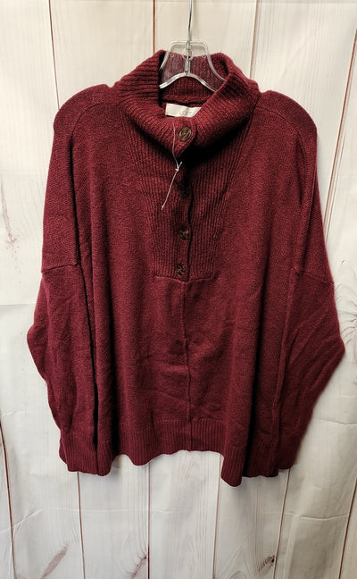 NWT Loft Women's Size M Red Sweater