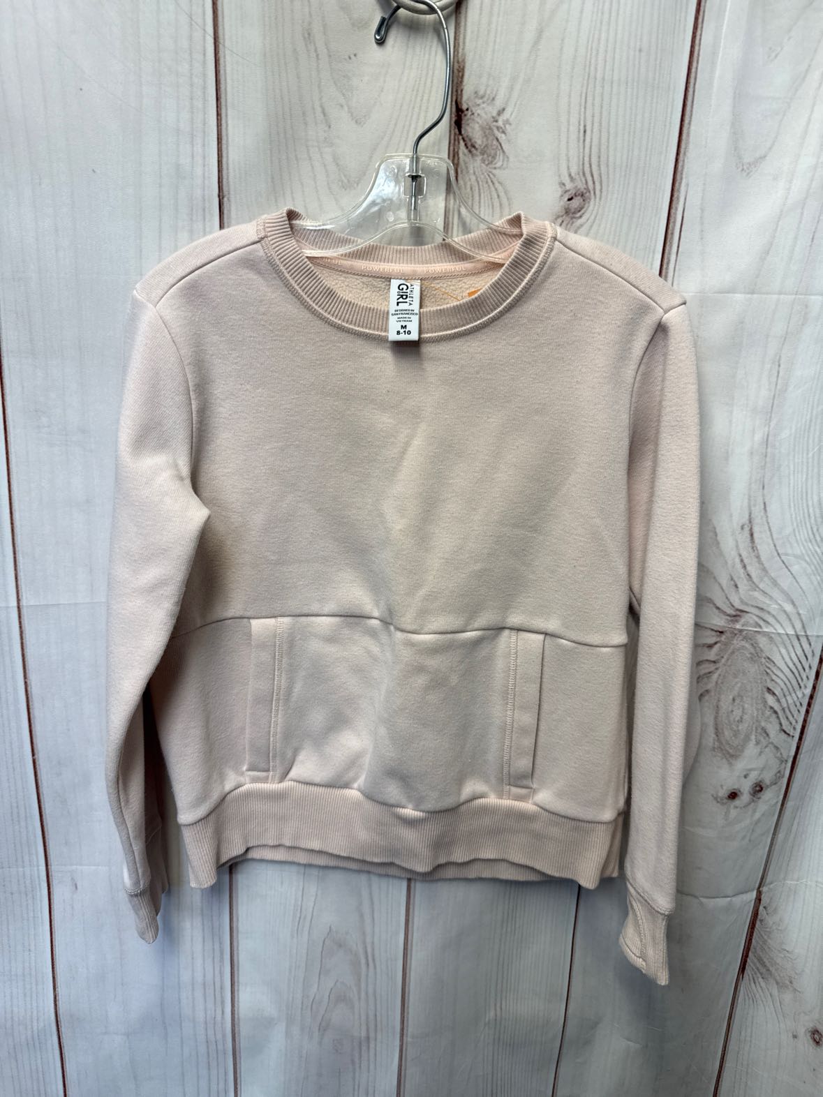 Athleta Girl's Size 8/10 Pink Sweatshirt