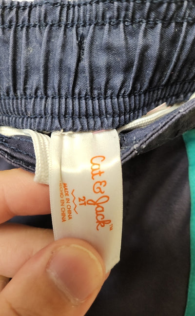 Cat & Jack Boy's Size 2 Navy Swim Trunks