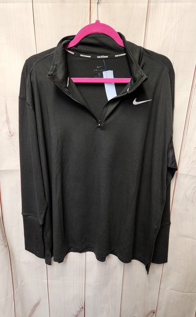 Nike Women's Size 1X Black Long Sleeve Top