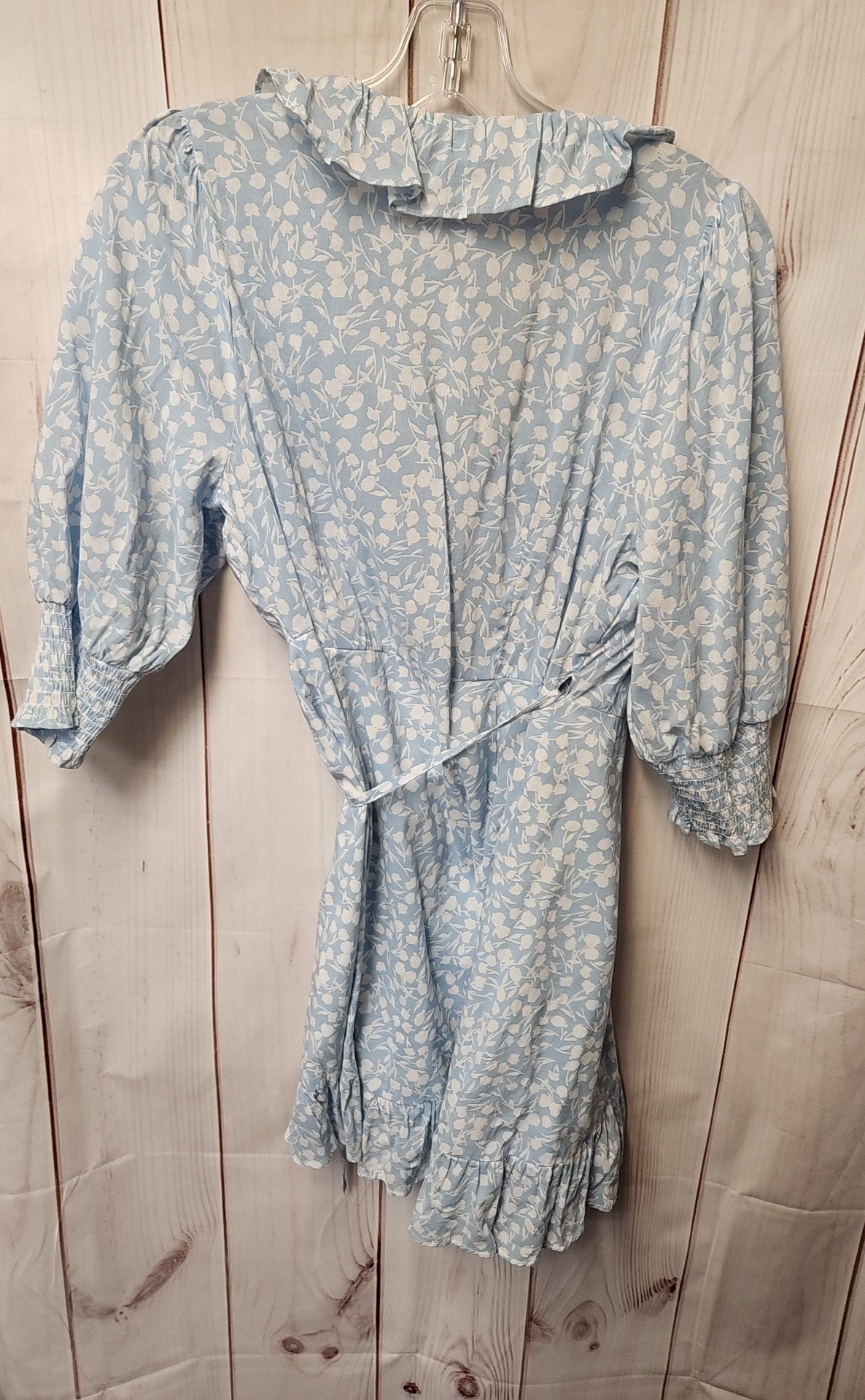 Rixo Women's Size M Light Blue Floral Dress