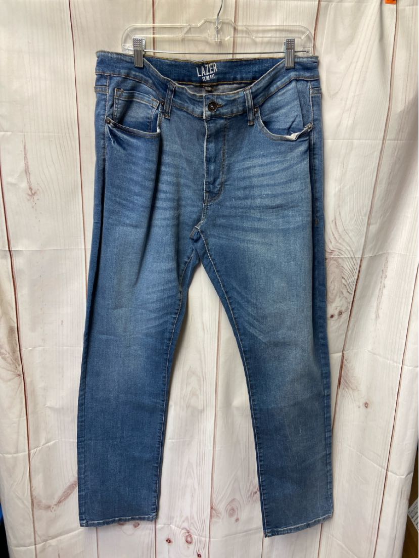 Lazer Men's Size 36x32 Blue Jeans Slim Fit