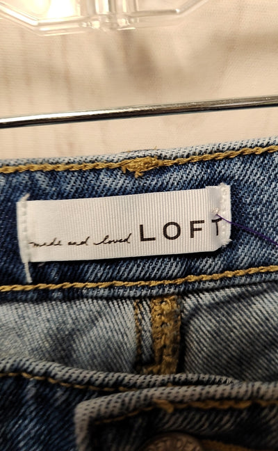 Loft Women's Size 29 (7-8) Blue Jeans The Slouchy Boyfriend