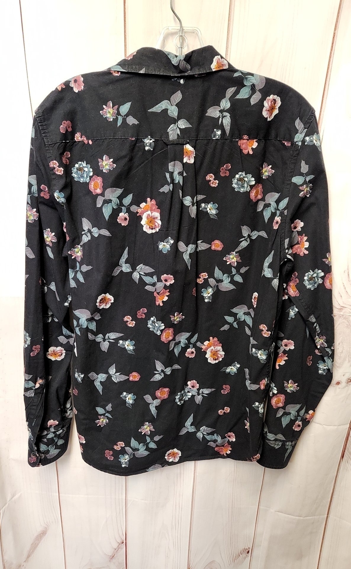 Denim & Flower Men's Size S Black Floral Shirt