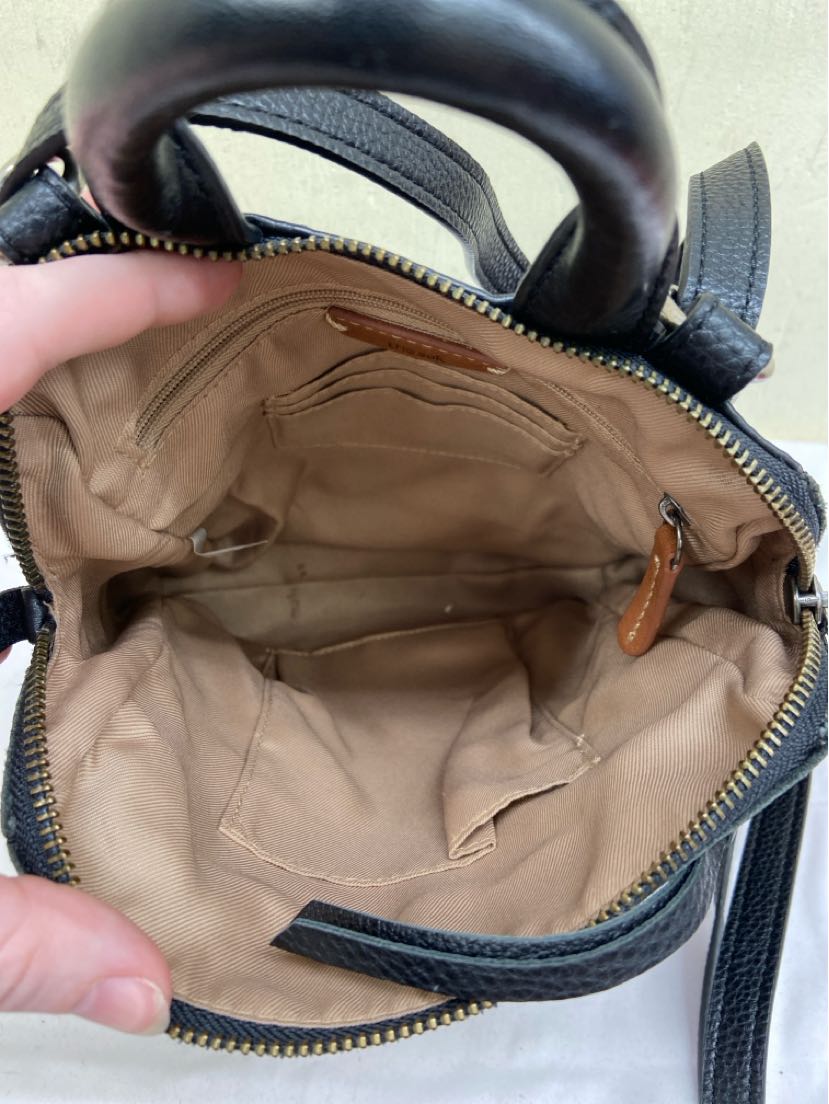 The Sak Black Leather Backpack