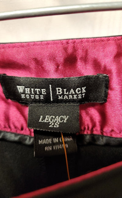 White House Black Market Women's Size 2 Short Black Pants