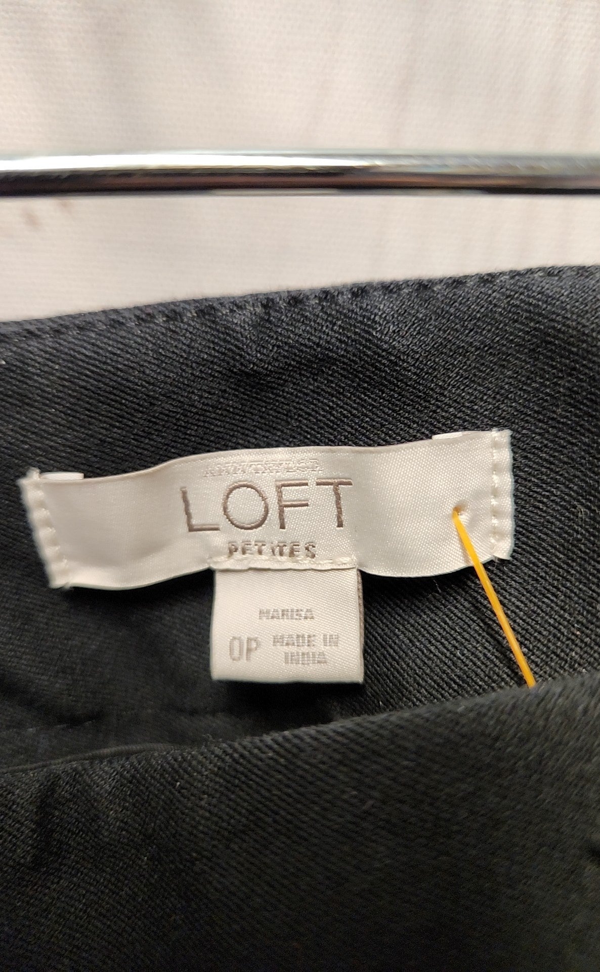 Loft Women's Size 0 Petite Black Pants