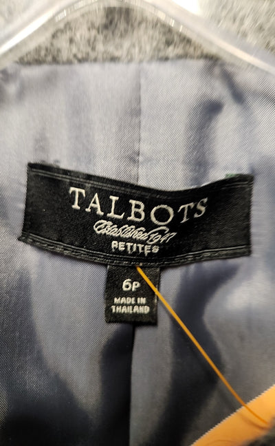 Talbots Women's Size 6 Petite Gray Jacket