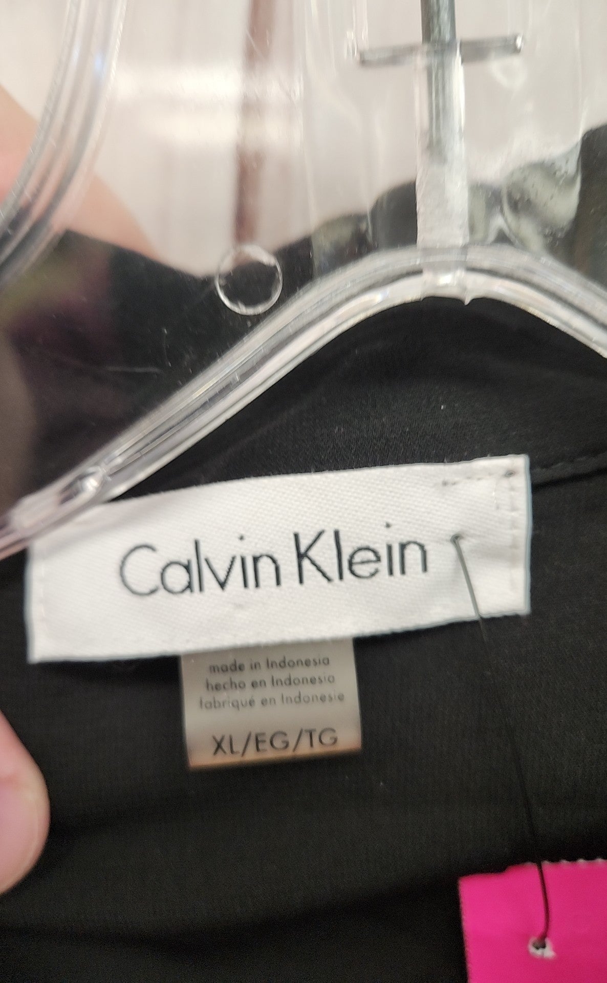 Calvin Klein Women's Size XL Black Sleeveless Top