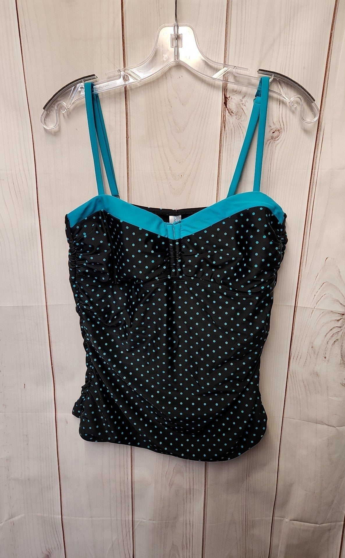 Charm Leaks Women's Size XL Black Swim Top