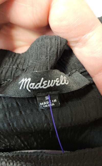 Madewell Women's Size S Black Short Sleeve Top