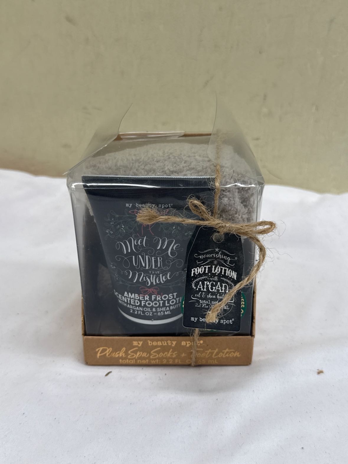NIB My Beauty Spot Foot Lotion & Socks Cosmetic