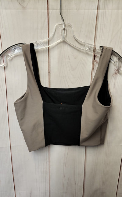 YPB Women's Size M Black & Gray Sports Bra