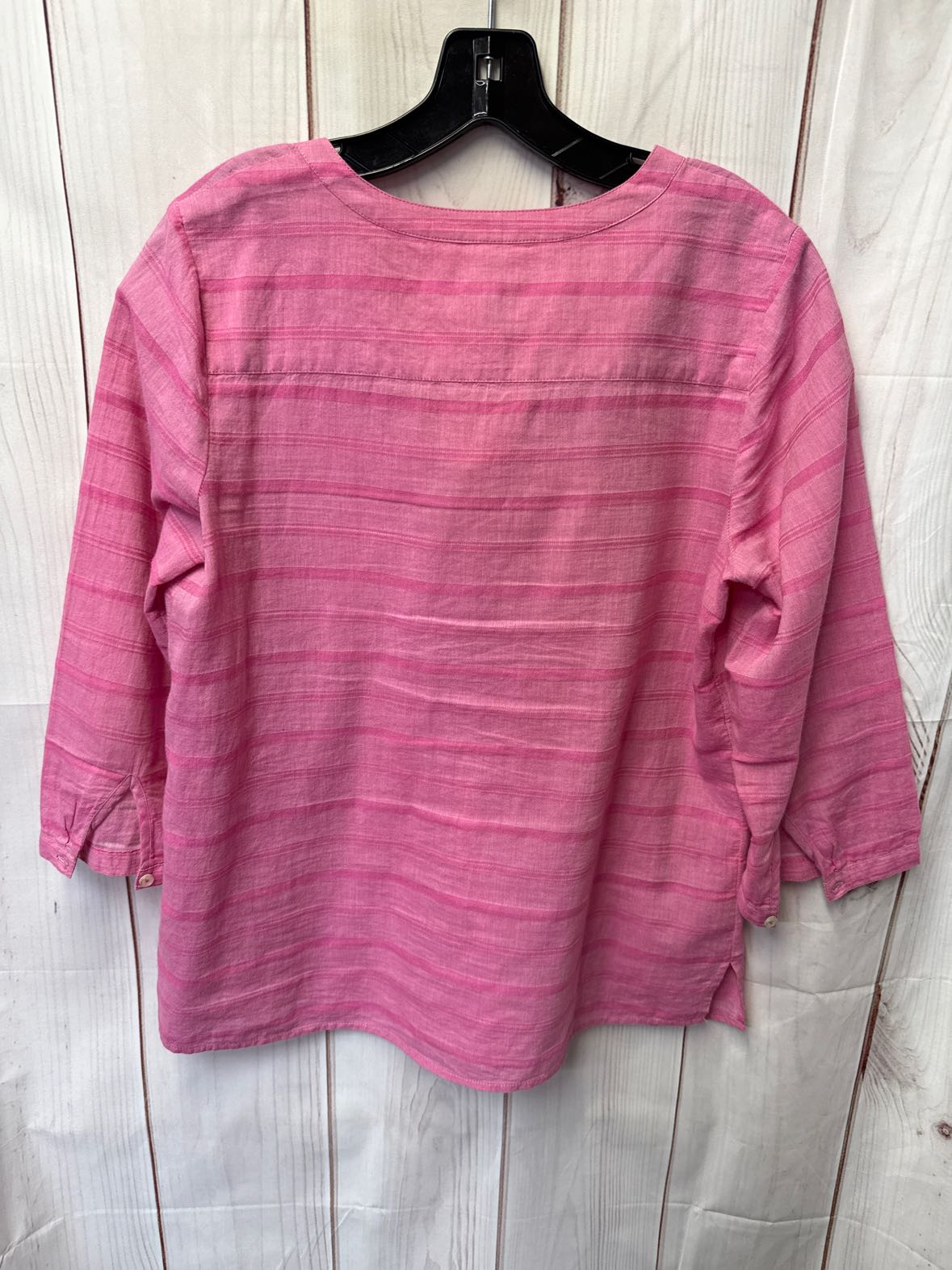 Talbots Women's Size M Petite Pink 3/4 Sleeve Top
