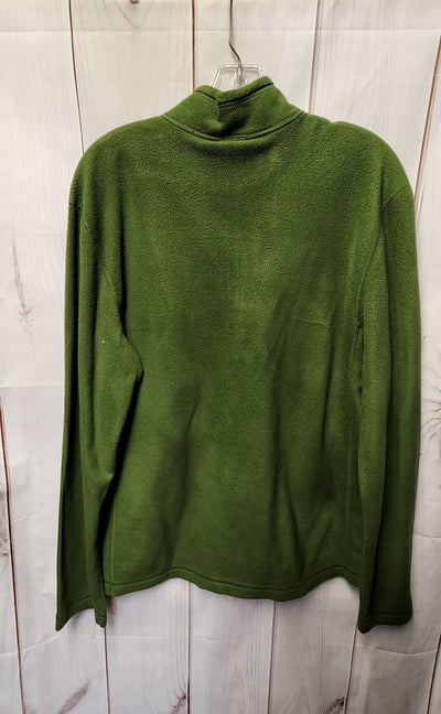 North Face Men's Size L Green Sweatshirt