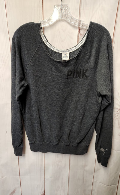 Pink Women's Size S Gray Sweatshirt