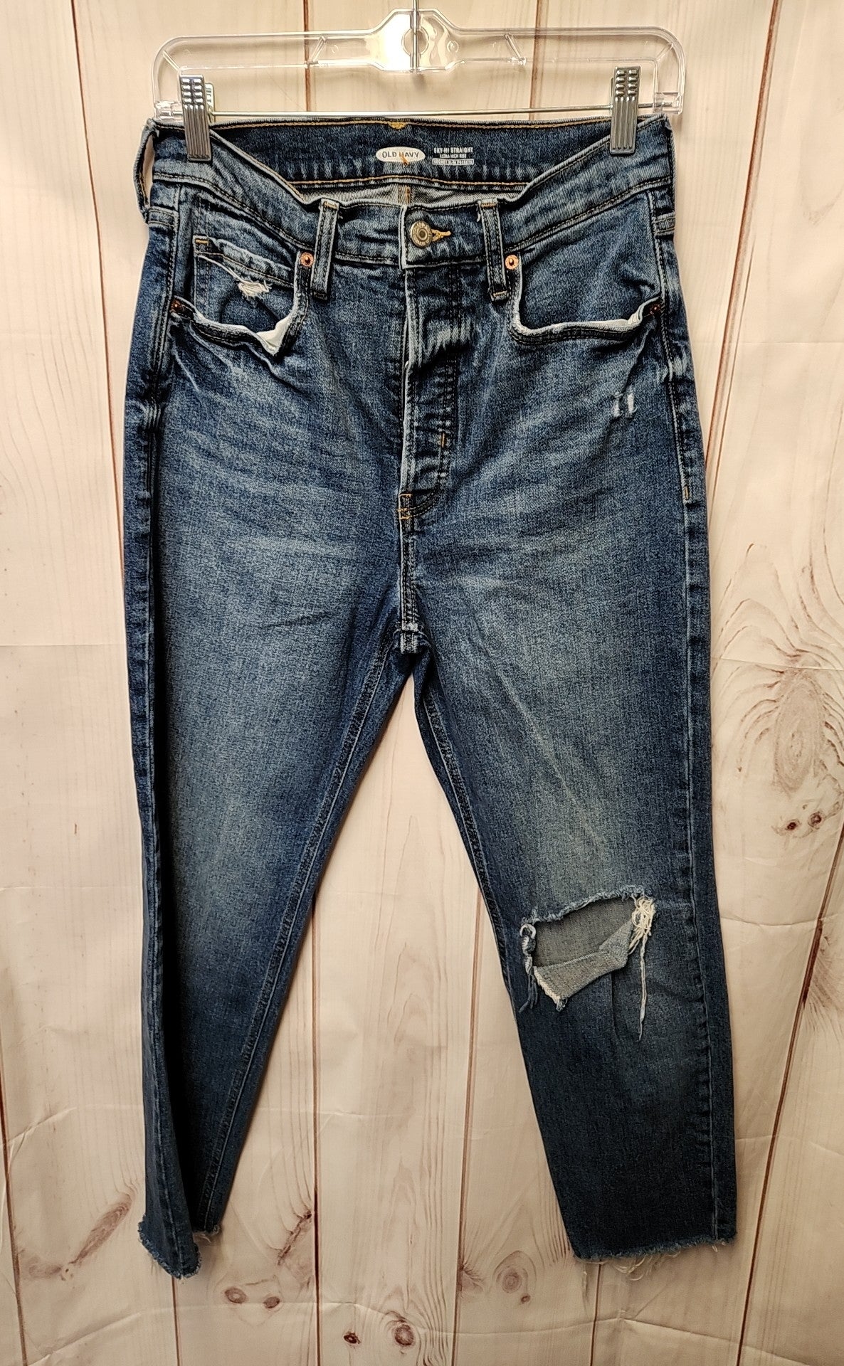 Old Navy Women's Size 28 (5-6) Blue Jeans Sky-Hi Straight