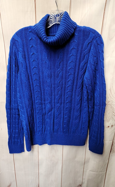Croft & Barrow Women's Size L Blue Sweater